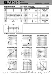 SLA5012 datasheet pdf Sanken