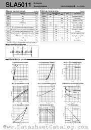 SLA5011 datasheet pdf Sanken