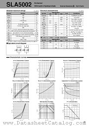SLA5002 datasheet pdf Sanken