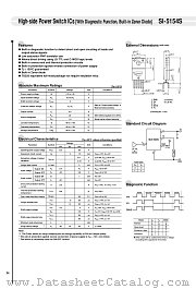 SI-5154S datasheet pdf Sanken