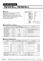 TM1641B-L datasheet pdf Sanken