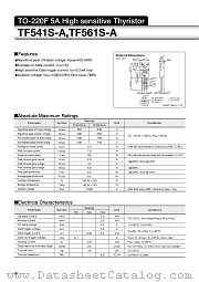 TF541S-A datasheet pdf Sanken
