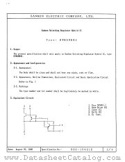 STR59041 datasheet pdf Sanken