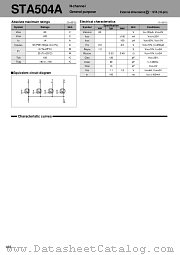 STA504A datasheet pdf Sanken
