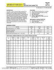1N6156A datasheet pdf Semtech
