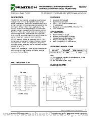 SC1157 datasheet pdf Semtech