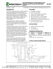 SC1401 datasheet pdf Semtech