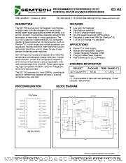 SC1153 datasheet pdf Semtech