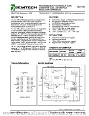 SC1166 datasheet pdf Semtech