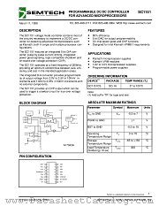 SC1151 datasheet pdf Semtech