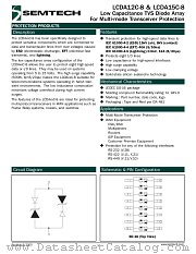 LCDA12C-8 datasheet pdf Semtech