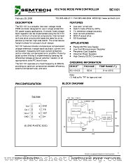 SC1101 datasheet pdf Semtech