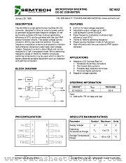 SC1652 datasheet pdf Semtech