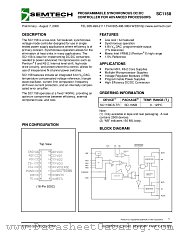 SC1158 datasheet pdf Semtech