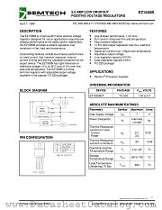 EZ1585B datasheet pdf Semtech