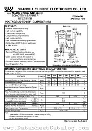 SB1660C datasheet pdf Shanghai Sunrise Electronics