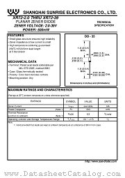 XR72-7.5 datasheet pdf Shanghai Sunrise Electronics