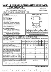 SF1B datasheet pdf Shanghai Sunrise Electronics
