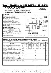 D15SB20 datasheet pdf Shanghai Sunrise Electronics