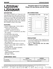 LZ2325A datasheet pdf SHARP