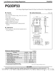 PQ3DF53 datasheet pdf SHARP