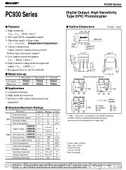 PC930-SERIES datasheet pdf SHARP