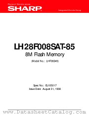 LH28F008SAT-85 datasheet pdf SHARP
