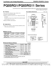 PQ05RG11-SERIES datasheet pdf SHARP