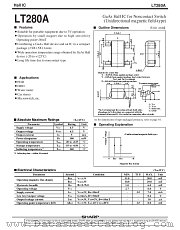 LT280A datasheet pdf SHARP