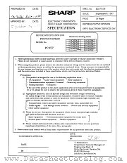 PC357N-SERIES datasheet pdf SHARP