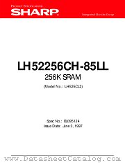 LH52256CH-85LL datasheet pdf SHARP