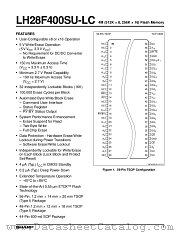 LH28F400SU-LC datasheet pdf SHARP