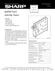 BSFH77G25 datasheet pdf SHARP