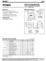PC904 datasheet pdf SHARP