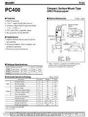 PC400 datasheet pdf SHARP
