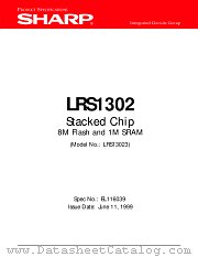 LRS1302 datasheet pdf SHARP