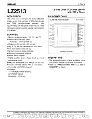LZ2513 datasheet pdf SHARP