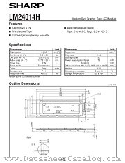 LM24014H datasheet pdf SHARP