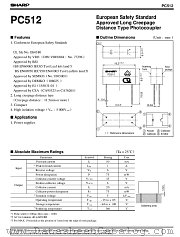 PC512 datasheet pdf SHARP