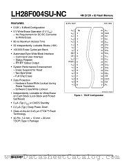 LH28F004SU-NC datasheet pdf SHARP