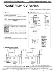 PQ05RF2V-SERIES datasheet pdf SHARP