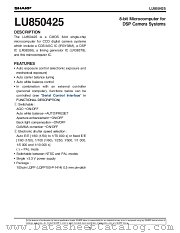 LU850425 datasheet pdf SHARP