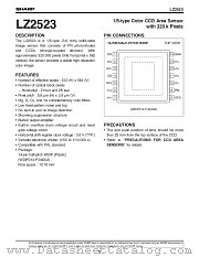 LZ2523 datasheet pdf SHARP