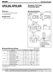 GP2L20R datasheet pdf SHARP