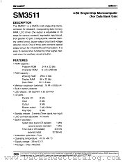 SM3511 datasheet pdf SHARP