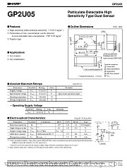 GP2U05 datasheet pdf SHARP