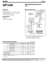 GP1A20 datasheet pdf SHARP
