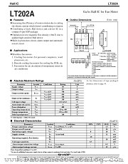 LT202A datasheet pdf SHARP