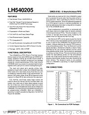 LH540205 datasheet pdf SHARP