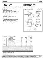 PC715V datasheet pdf SHARP